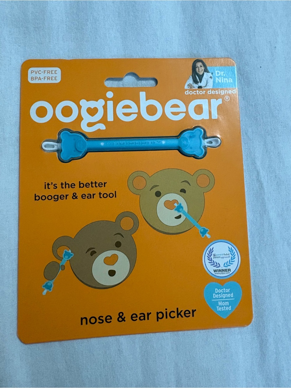 NWT Blue Oogiebear Nose & Ear Picker